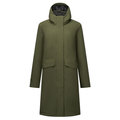 Dark Khaki-Black - Front - Regatta Womens-Ladies Ramona Waterproof Jacket