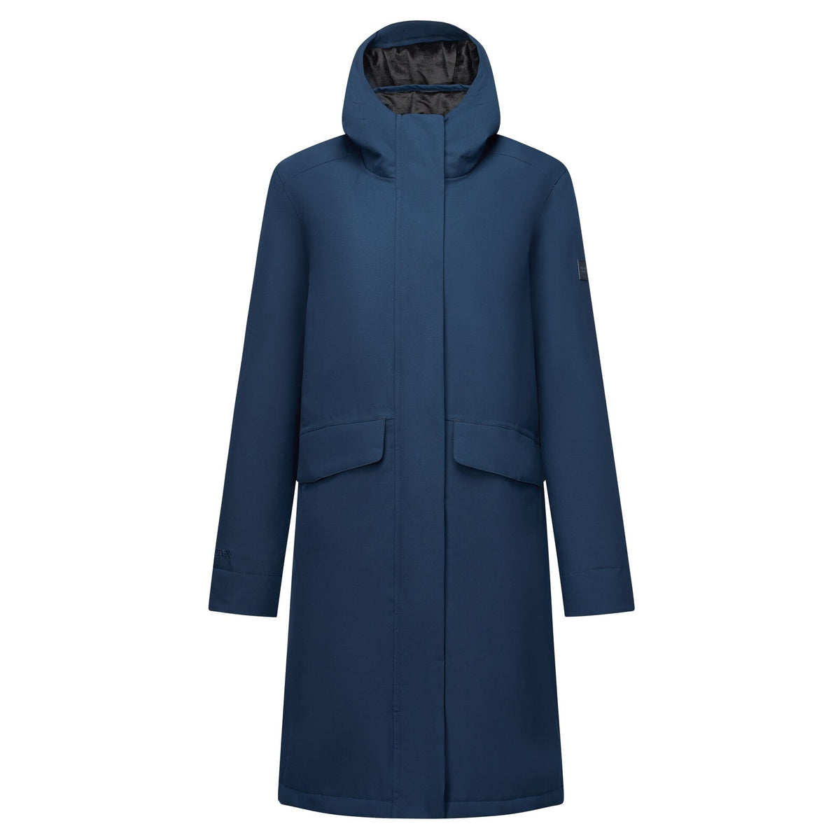 Navy-Black - Front - Regatta Womens-Ladies Ramona Waterproof Jacket