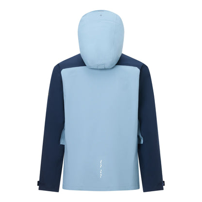 Dusky Blue-Navy - Back - Regatta Mens Sacramento 3 in 1 Waterproof Jacket