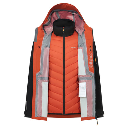 Burnt Henna-Rooibos Tea - Lifestyle - Regatta Mens Sacramento 3 in 1 Waterproof Jacket