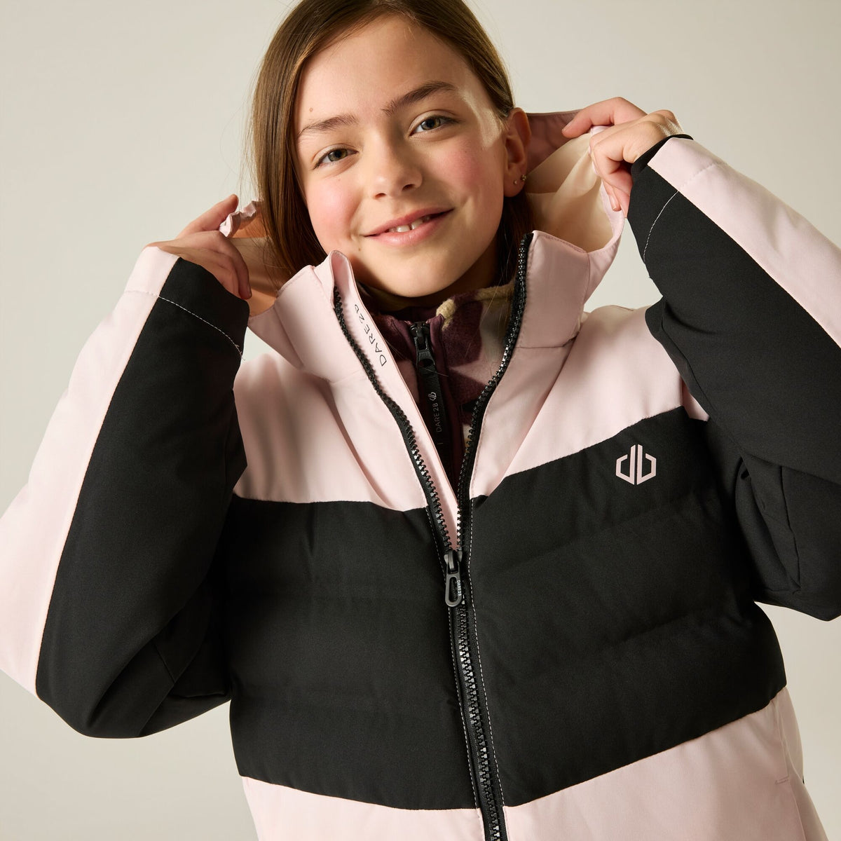 Pink Haze - Lifestyle - Dare 2B Childrens-Kids Cheery Ski Jacket
