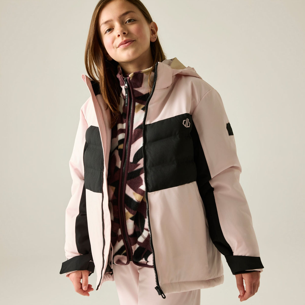 Pink Haze - Pack Shot - Dare 2B Childrens-Kids Cheery Ski Jacket