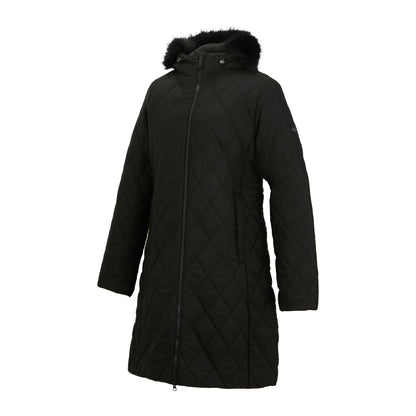 Black - Side - Regatta Womens-Ladies Fionne Long Length Jacket