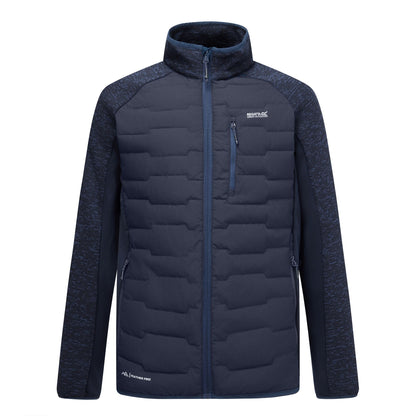 Navy Dusk - Front - Regatta Mens Cyrus Hybrid Jacket