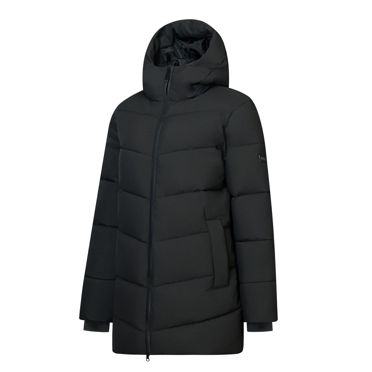 Black - Side - Regatta Womens-Ladies Faye Padded Jacket