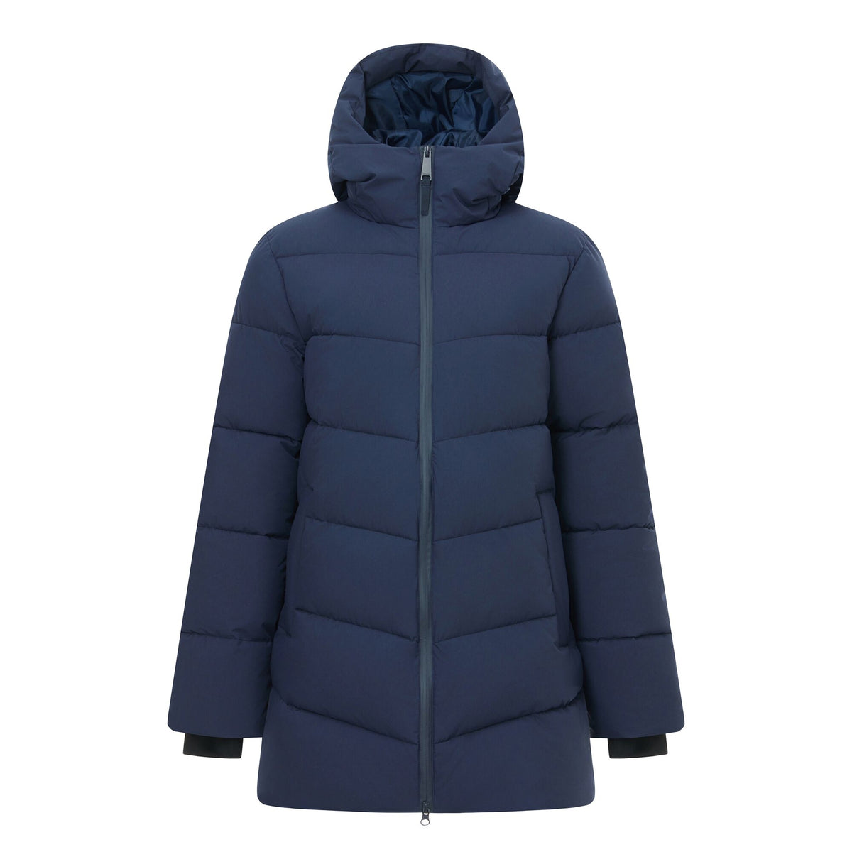 Navy - Front - Regatta Womens-Ladies Faye Padded Jacket