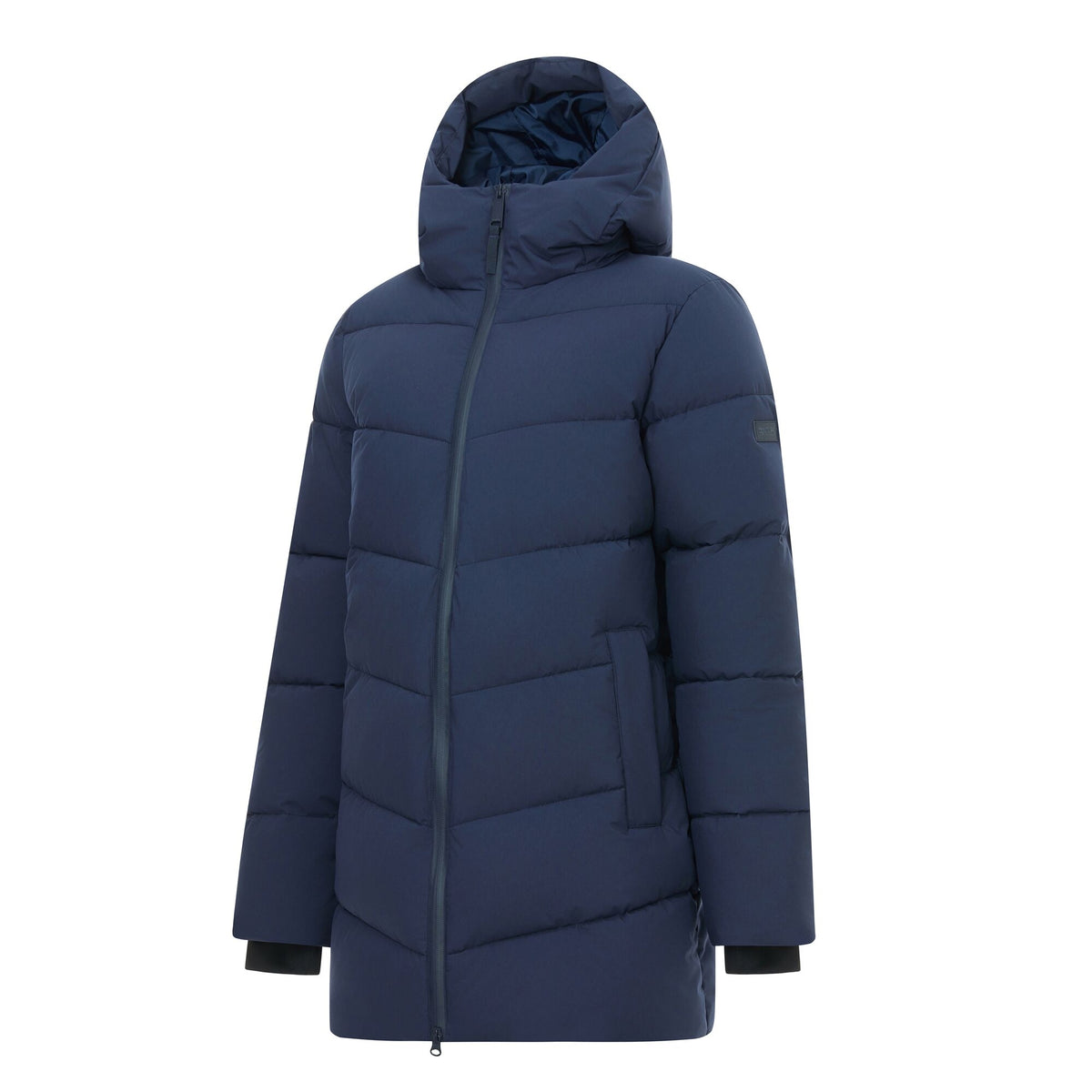 Navy - Side - Regatta Womens-Ladies Faye Padded Jacket