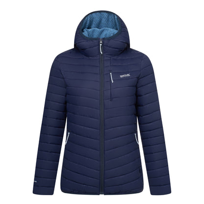 Navy - Front - Regatta Womens-Ladies Lighthouse Lightweight Padded Jacket