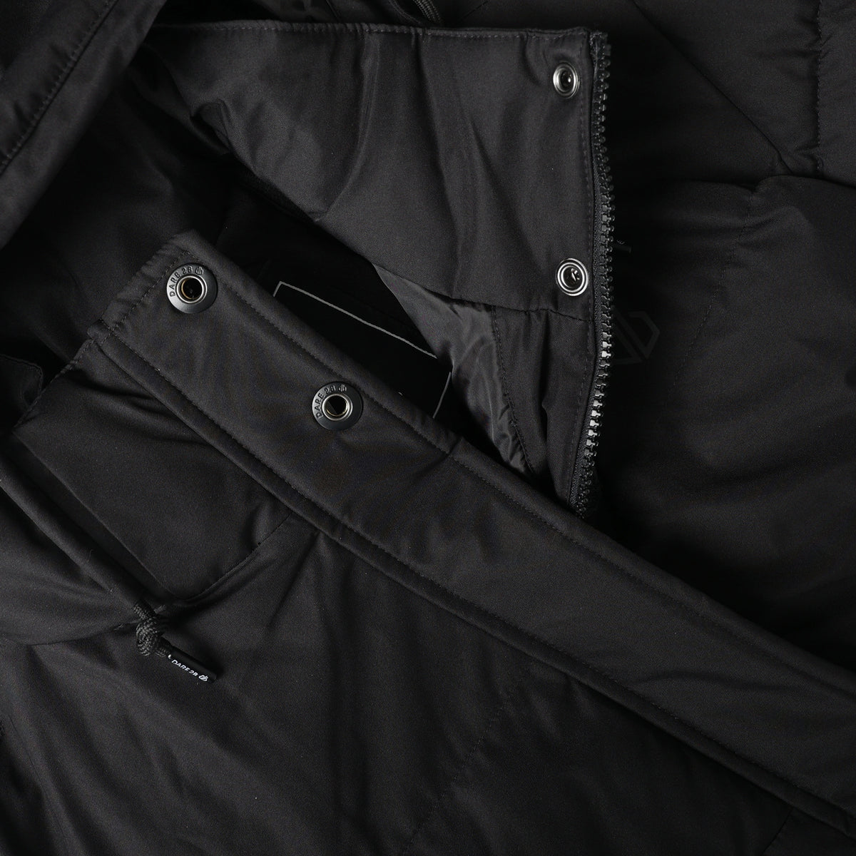 Black - Pack Shot - Dare 2B Womens-Ladies Neve Ski Jacket
