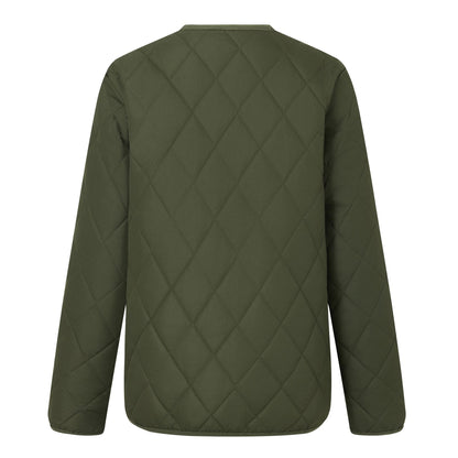 Dark Khaki-Wood Brown - Back - Regatta Womens-Ladies Maia Quilted Padded Jacket
