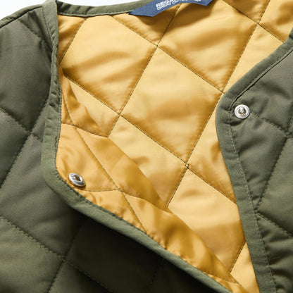 Dark Khaki-Wood Brown - Lifestyle - Regatta Womens-Ladies Maia Quilted Padded Jacket