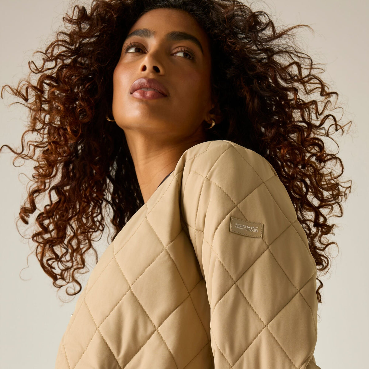 Barleycorn - Pack Shot - Regatta Womens-Ladies Maia Quilted Padded Jacket