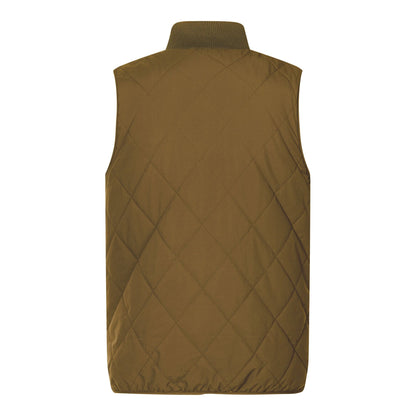 Rich Tan - Back - Regatta Mens Harvin Diamond Quilt Body Warmer