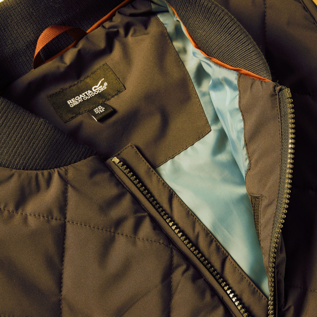 Rich Tan - Pack Shot - Regatta Mens Harvin Diamond Quilt Body Warmer
