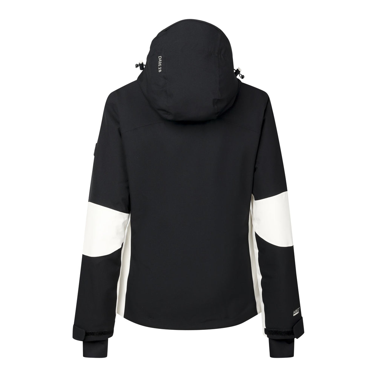 Black-Egret - Back - Dare 2B Womens-Ladies Lumi Stretch Ski Jacket