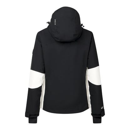 Black-Egret - Back - Dare 2B Womens-Ladies Lumi Stretch Ski Jacket