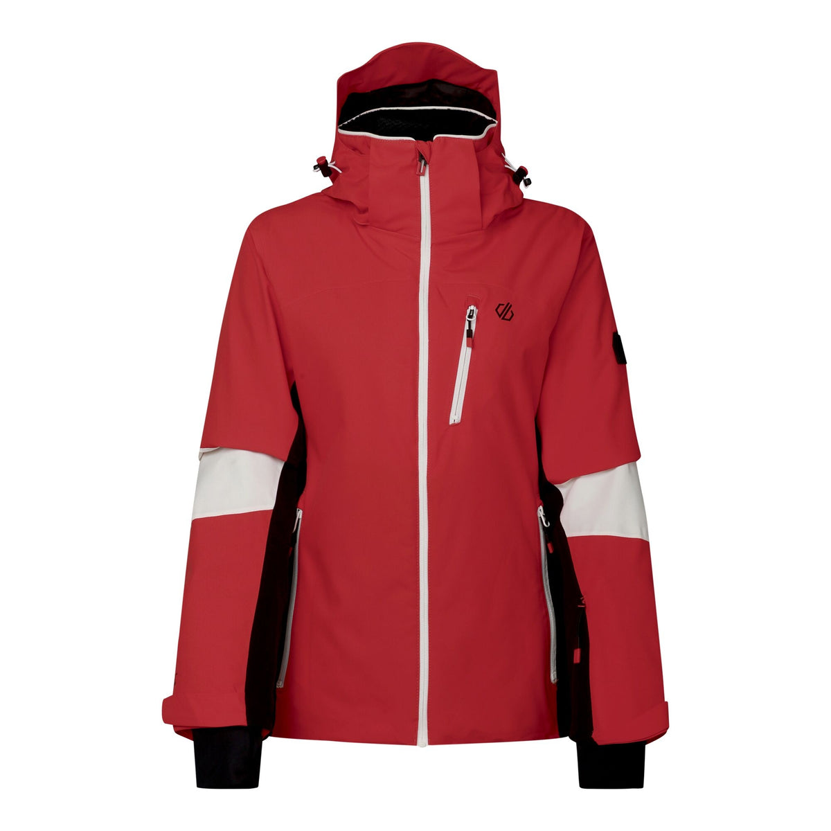 Grenadine-Black - Front - Dare 2B Womens-Ladies Lumi Stretch Ski Jacket