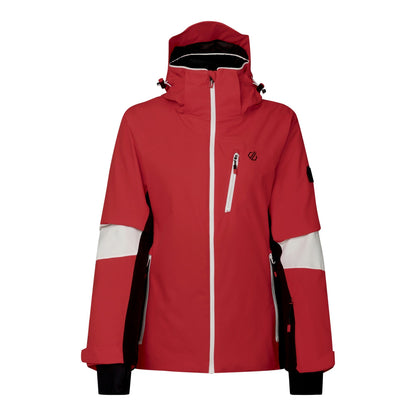 Grenadine-Black - Front - Dare 2B Womens-Ladies Lumi Stretch Ski Jacket