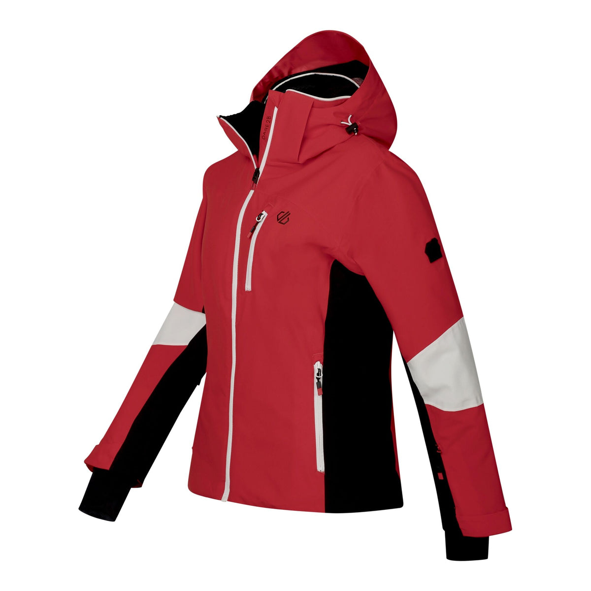 Grenadine-Black - Side - Dare 2B Womens-Ladies Lumi Stretch Ski Jacket