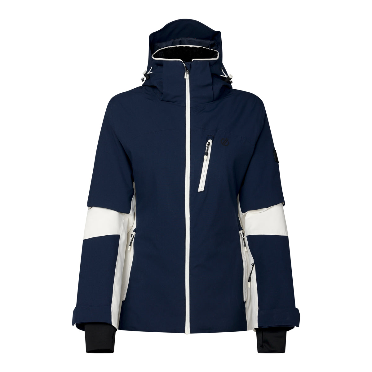 Navy-Egret - Front - Dare 2B Womens-Ladies Lumi Stretch Ski Jacket