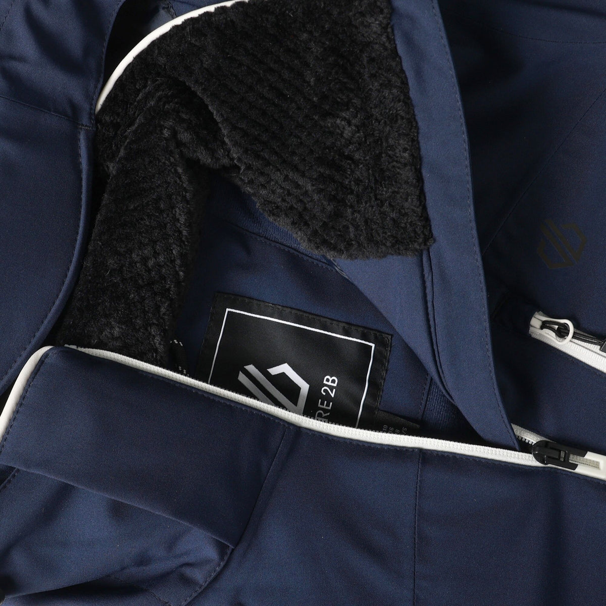Navy-Egret - Lifestyle - Dare 2B Womens-Ladies Lumi Stretch Ski Jacket