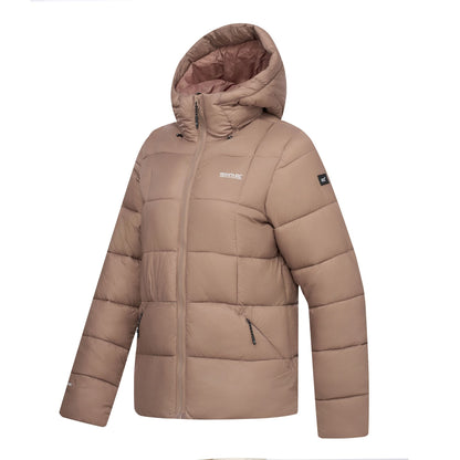 Mocha - Side - Regatta Womens-Ladies Eyre Padded Jacket