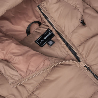 Mocha - Pack Shot - Regatta Womens-Ladies Eyre Padded Jacket