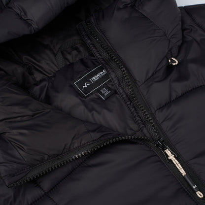 Black - Pack Shot - Regatta Womens-Ladies Eyre Padded Jacket