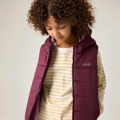 Fig-Powder Lilac - Lifestyle - Regatta Childrens-Kids Lofthouse Body Warmer