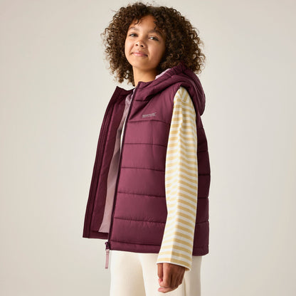 Fig-Powder Lilac - Side - Regatta Childrens-Kids Lofthouse Body Warmer
