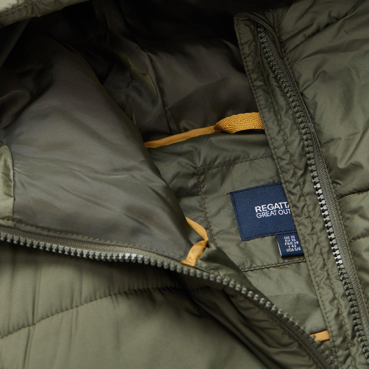 Dark Khaki - Pack Shot - Regatta Womens-Ladies Aveline Body Warmer