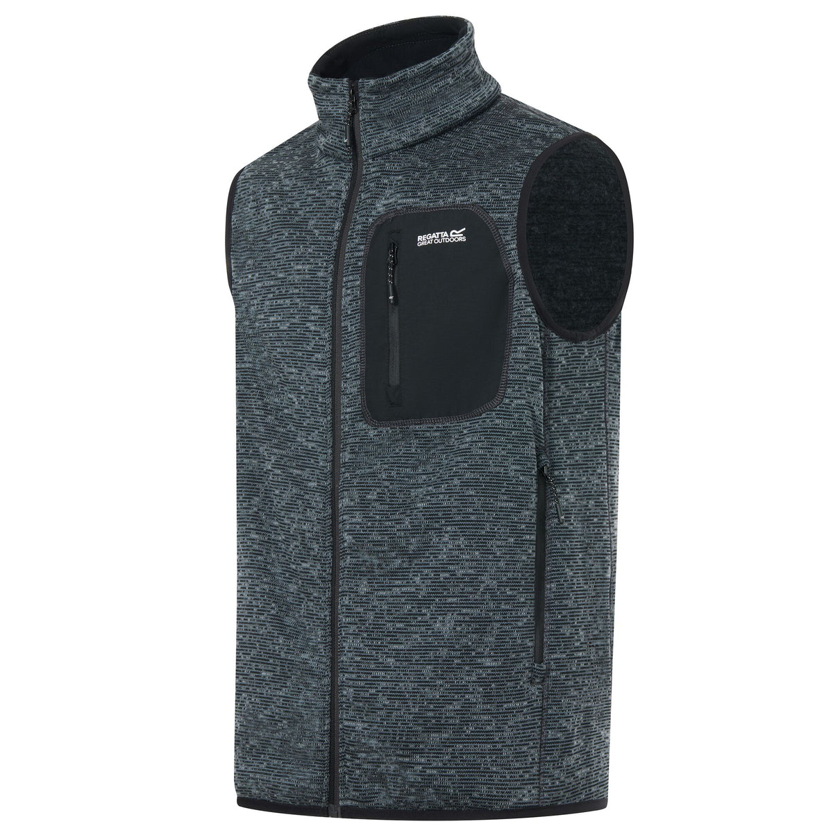 Ash - Side - Regatta Mens Newhill Fleece Body Warmer