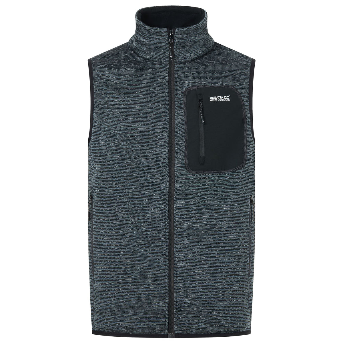 Ash - Front - Regatta Mens Newhill Fleece Body Warmer