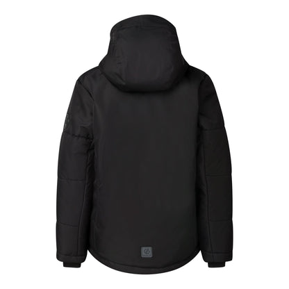 Black - Back - Dare 2B Childrens-Kids Glacier Ski Jacket