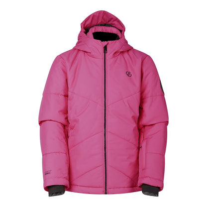 Extreme Pink - Front - Dare 2B Childrens-Kids Glacier Ski Jacket