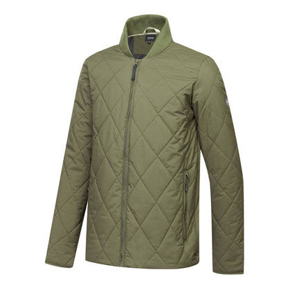 Dark Khaki - Side - Regatta Mens Harvin Quilted Jacket
