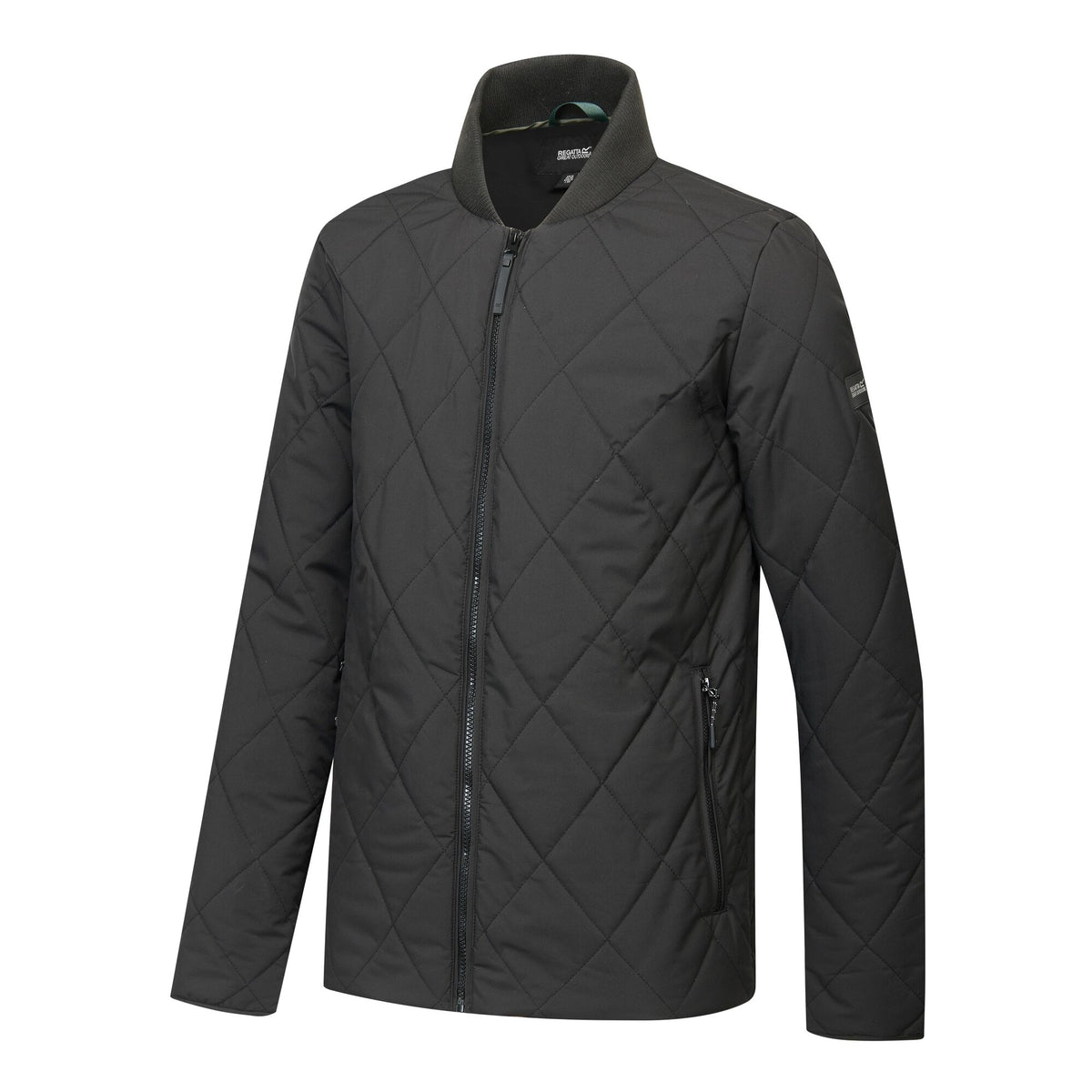 Black - Side - Regatta Mens Harvin Quilted Jacket