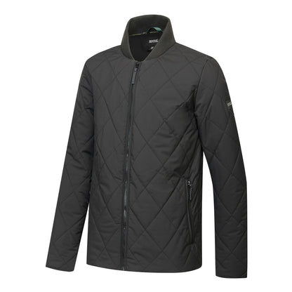 Black - Side - Regatta Mens Harvin Quilted Jacket