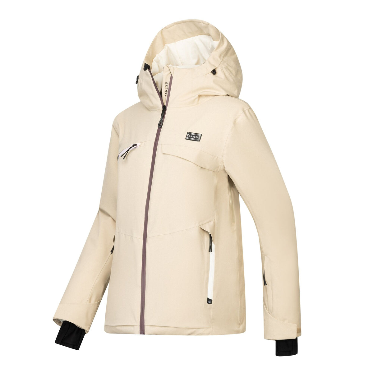 White Pepper - Side - Dare 2B Womens-Ladies Bluebird Ski Jacket
