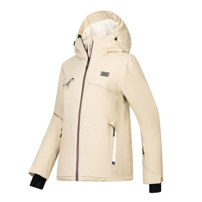 White Pepper - Side - Dare 2B Womens-Ladies Bluebird Ski Jacket