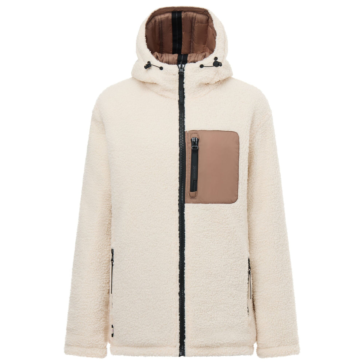 Mocha-Light Vanilla - Front - Regatta Womens-Ladies Frankie Reversible Padded Jacket