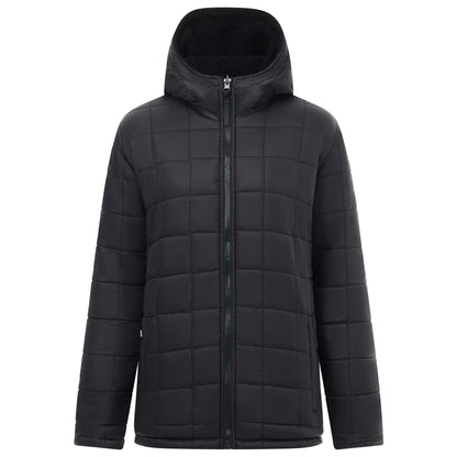 Black - Lifestyle - Regatta Womens-Ladies Frankie Reversible Padded Jacket