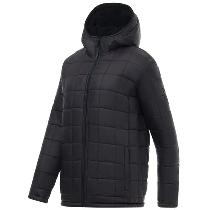 Black - Close up - Regatta Womens-Ladies Frankie Reversible Padded Jacket