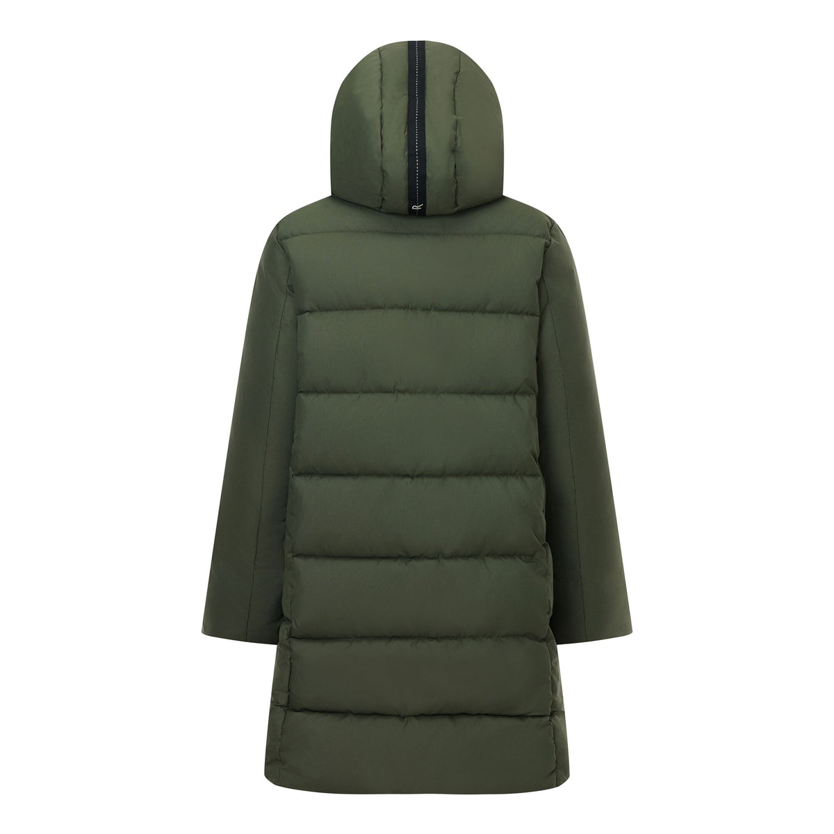 Dark Khaki-Black - Back - Regatta Womens-Ladies Eryn Padded Jacket