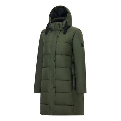 Dark Khaki-Black - Side - Regatta Womens-Ladies Eryn Padded Jacket