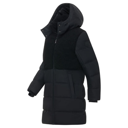 Black - Side - Regatta Womens-Ladies Borg Padded Jacket