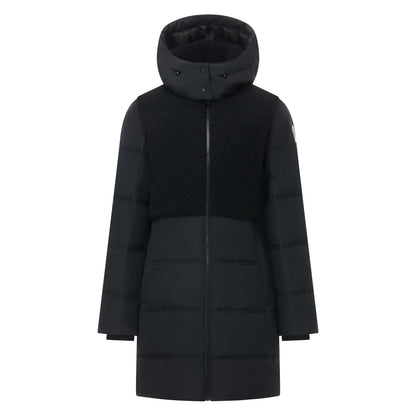 Black - Front - Regatta Womens-Ladies Borg Padded Jacket