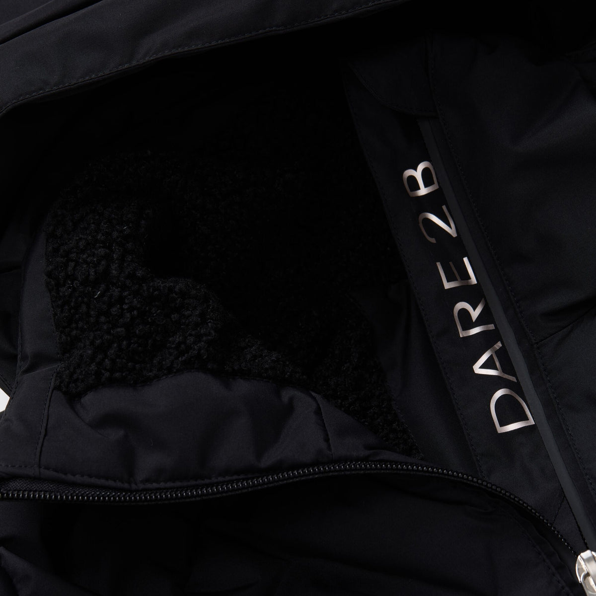 Black - Pack Shot - Dare 2B Womens-Ladies Enfold II Padded Ski Jacket