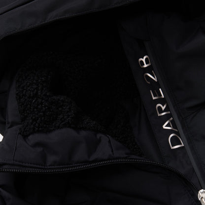 Black - Pack Shot - Dare 2B Womens-Ladies Enfold II Padded Ski Jacket