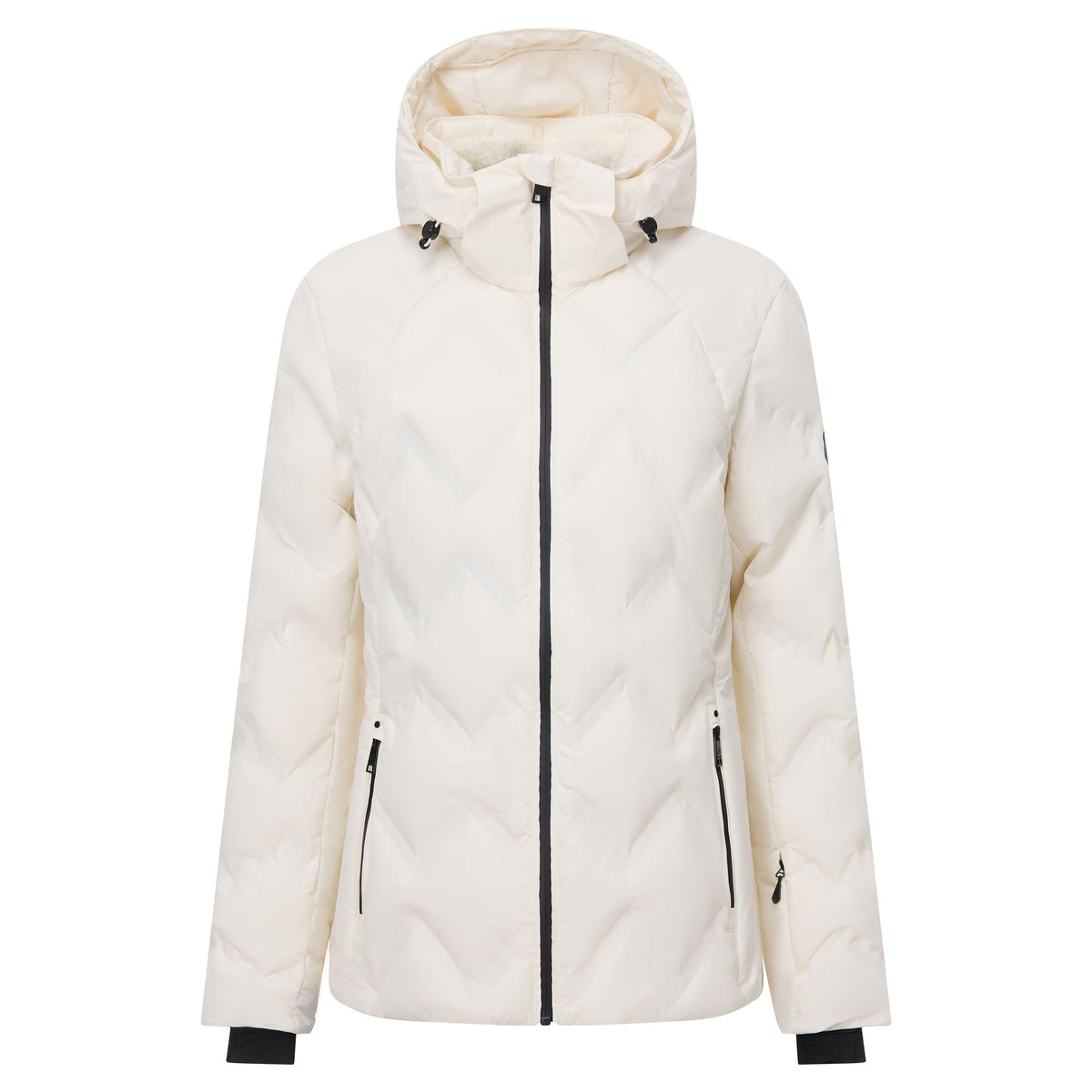 Egret - Front - Dare 2B Womens-Ladies Enfold II Padded Ski Jacket